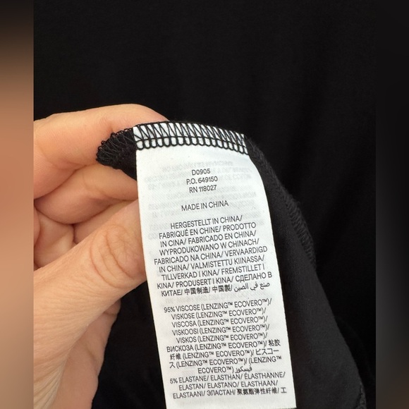 Boden Abigail Jersey Dress in Black - Picture 7 of 8